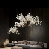 Luxury Ceramic Ginkgo Branch Chandelier