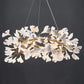 Luxury Ceramic Ginkgo Round Chandelier