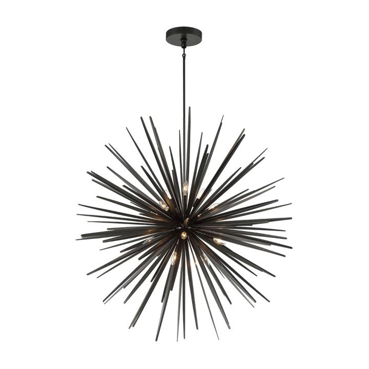 Giselle Round LED Chandelier-Meet Lighting