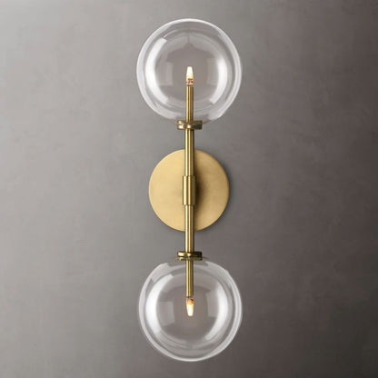 Glass Globe Linear Sconce-Meet Lighting