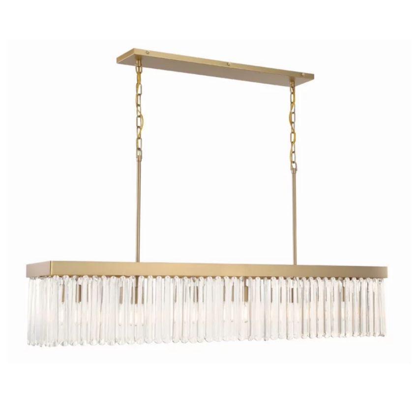 Grant Rectangle Chandelier-Meet Lighting