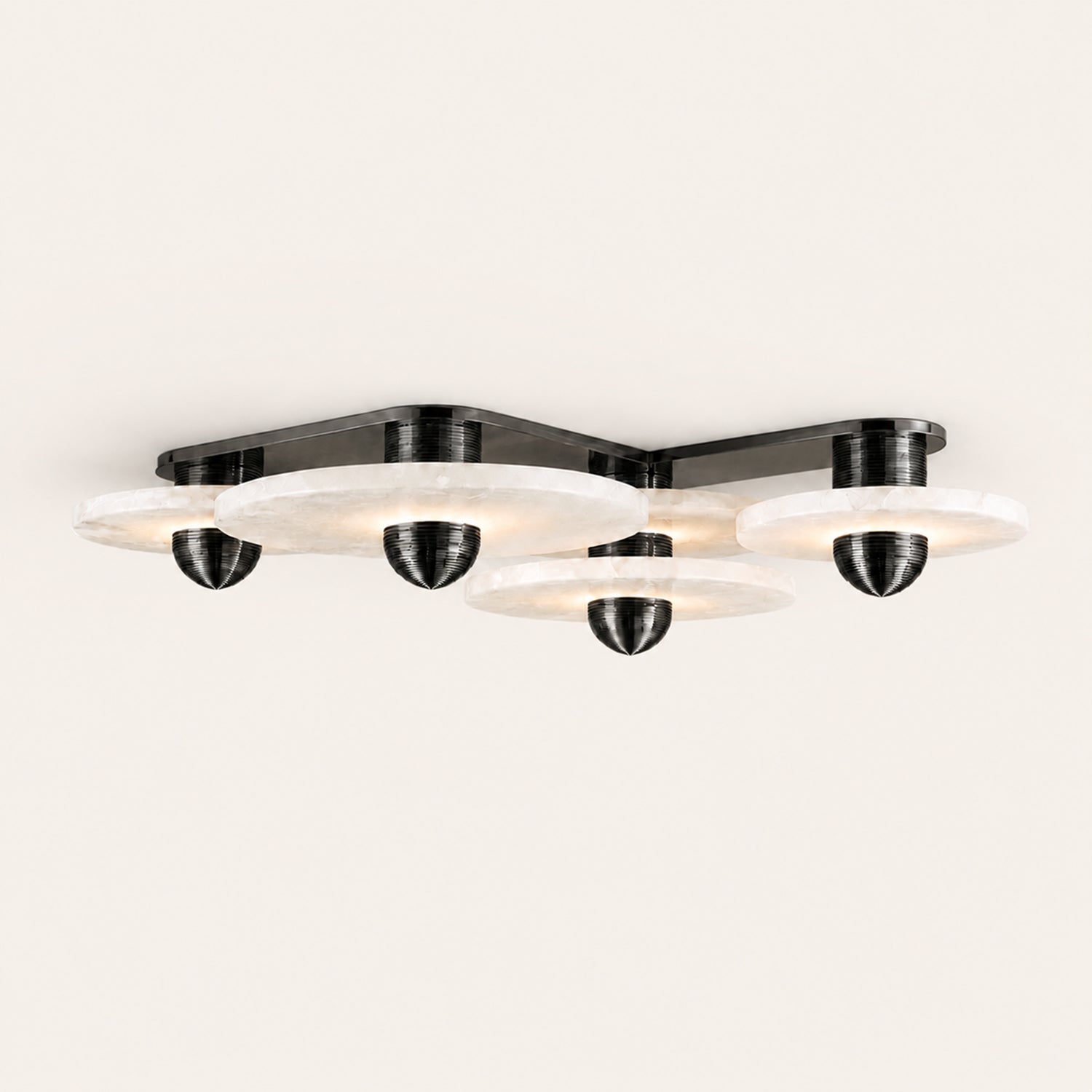 Median Alabaster Flush mount - 4 Surface by Meetlighting