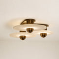 Median Alabaster Flush mount - 3 Surface by Meetlighting