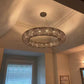 Halo Crystal Aperture Round Chandelier D59"-Meet Lighting