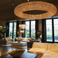 Halo Crystal Round LED Chandelier-Meet Lighting