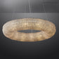 Halo Crystal Aperture Round Chandelier D72"-Meet Lighting