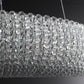 Halo Crystal Aperture Round Chandelier D72"-Meet Lighting