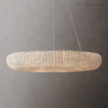 Halo Crystal Aperture Round Chandelier D59"-MEET LIGHTING
