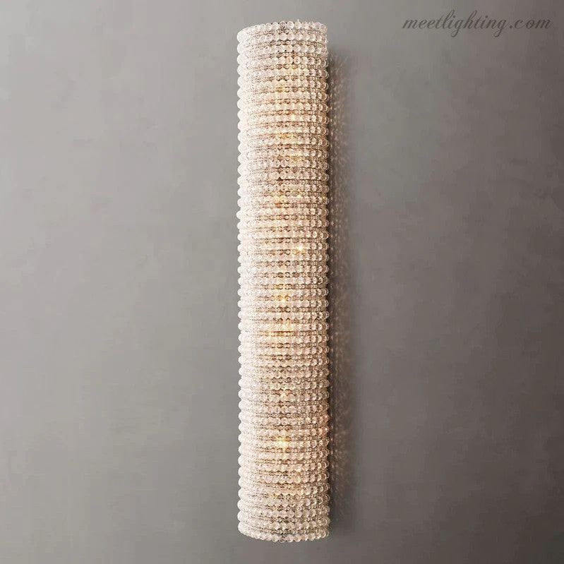 Halo Crystal Smoke Wall Sconce-Meet Lighting