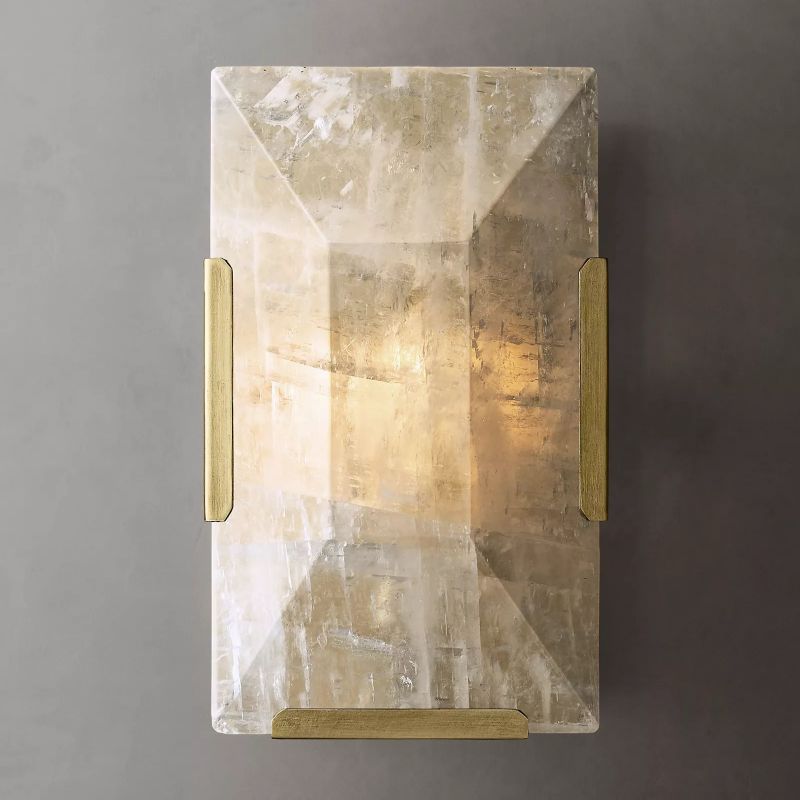 Harson Calcite Wall Lamp (short) chandeliers for dining room,chandeliers for stairways,chandeliers for foyer,chandeliers for bedrooms,chandeliers for kitchen,chandeliers for living room Rbrights   