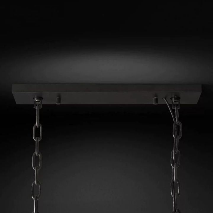 Harlow  Crystal Rectangular Chandelier 42"