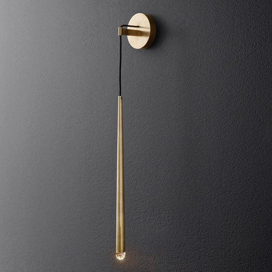 Harley Modern Wall Lamp (long) chandeliers for dining room,chandeliers for stairways,chandeliers for foyer,chandeliers for bedrooms,chandeliers for kitchen,chandeliers for living room Rbrights Lacquered Burnished Brass  