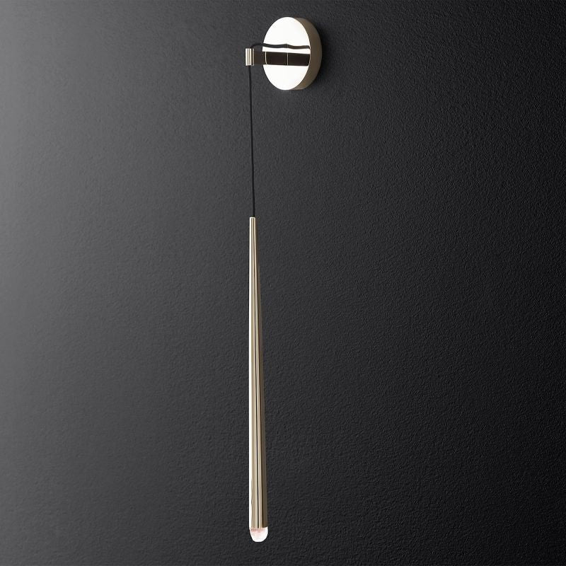 Harley Modern Wall Lamp (long) chandeliers for dining room,chandeliers for stairways,chandeliers for foyer,chandeliers for bedrooms,chandeliers for kitchen,chandeliers for living room Rbrights Polished Nickel  