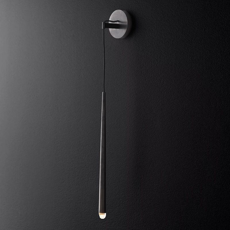 Harley Modern Wall Lamp (long) chandeliers for dining room,chandeliers for stairways,chandeliers for foyer,chandeliers for bedrooms,chandeliers for kitchen,chandeliers for living room Rbrights Matte Black  