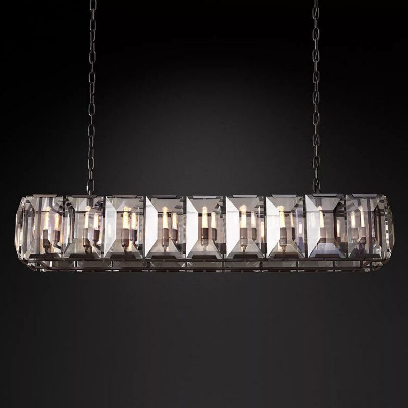 Harley Crystal Rectangular Chandelier