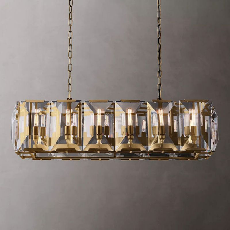 Harley Crystal Rectangular Chandelier