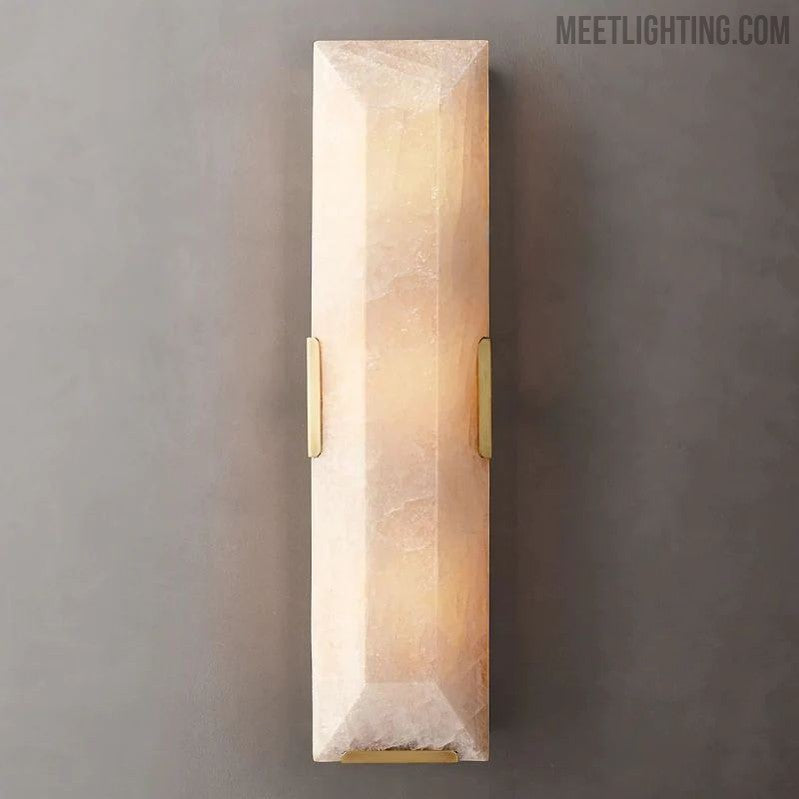 Harlow Calcite Linear Sconce-Meet Lighting