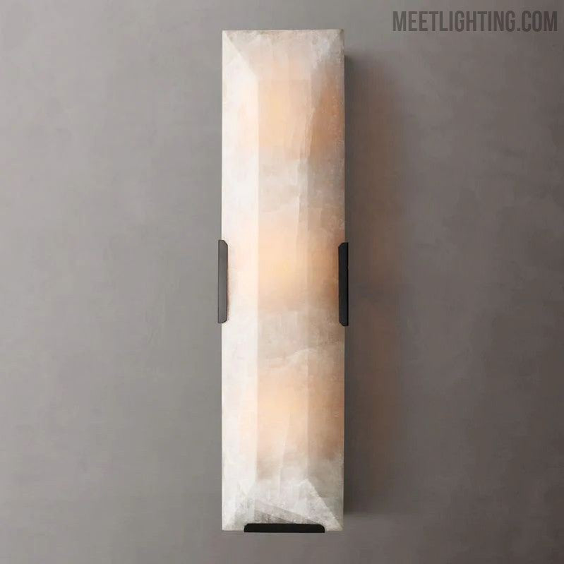 Harlow Calcite Linear Sconce-Meet Lighting