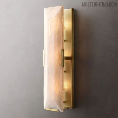 Harlow Calcite Linear Sconce-Meet Lighting