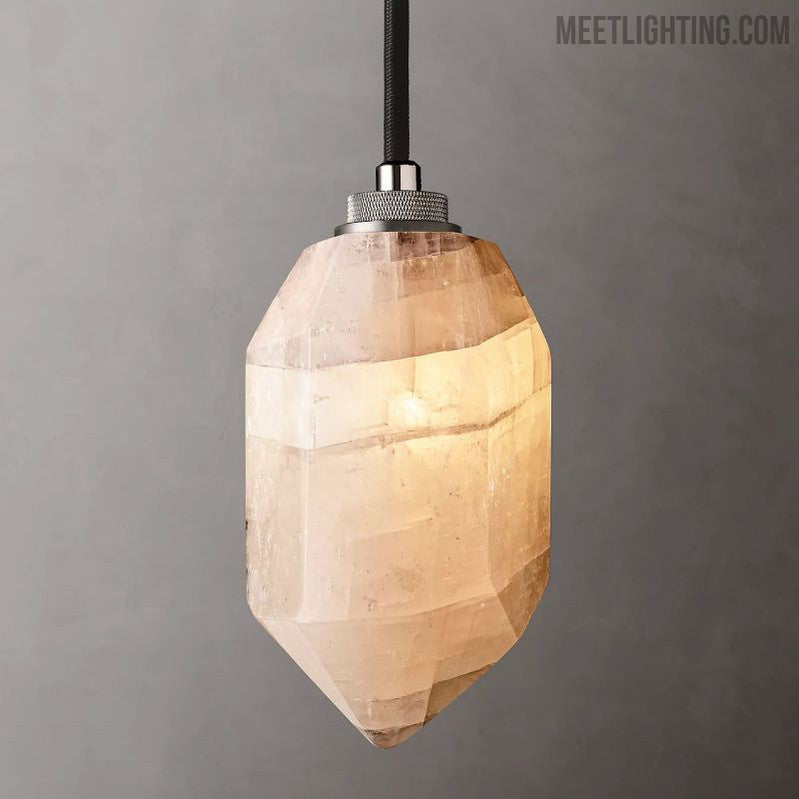 Harlow Calcite Pendant-Meet Lighting