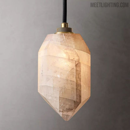 Harlow Calcite Pendant-Meet Lighting