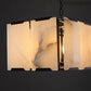 Harlow Calcite Rectangular Chandelier 62"-Meet Lighting