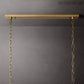 Harlow Calcite Rectangular Chandelier 42"-Meet Lighting