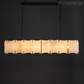 Harlow Calcite Rectangular Chandelier 62"-Meet Lighting