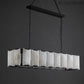 Harlow Calcite Rectangular Chandelier 62"-Meet Lighting