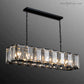 Harlow Crystal Rectangular Chandelier 42"-Meet Lighting