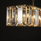 Harlow Crystal Rectangular Chandelier 42"-Meet Lighting