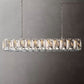 Harlow Crystal Rectangular Chandelier 74"-Meet Lighting