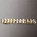 Harlow Crystal Rectangular Chandelier 74"-MEET LIGHTING