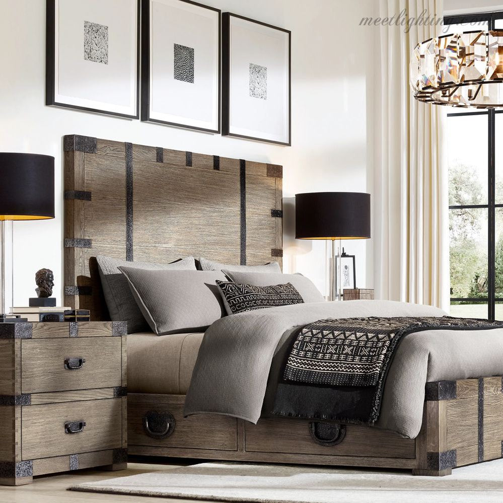 Harlow Crystal Round Chandelier 43"-MEET LIGHTING