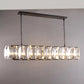 Harlow Multi Crystal Rectangular Chandelier-Meet Lighting