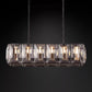 Harlow Multi Crystal Rectangular Chandelier-Meet Lighting