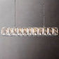 Harlow Multi Crystal Rectangular Chandelier-Meet Lighting