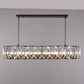 Harlow Multi Crystal Rectangular Chandelier-Meet Lighting