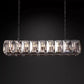 Harlow Multi Crystal Rectangular Chandelier-Meet Lighting