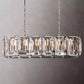 Harlow Multi Crystal Rectangular Chandelier-Meet Lighting