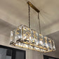 Harlow Multi Crystal Rectangular Chandelier-Meet Lighting