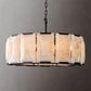 Huxlay Calcite Alabaster Round Chandelier 31"