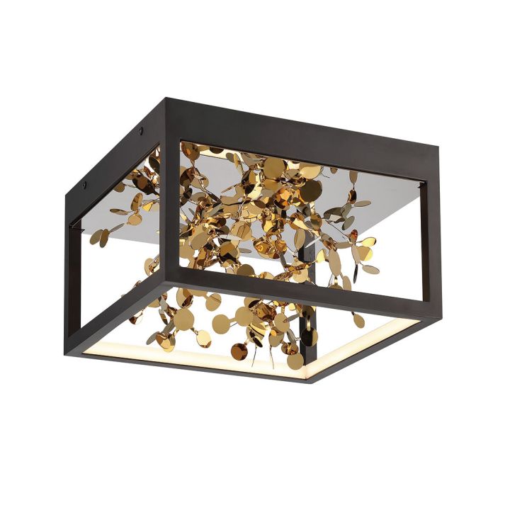 Hazel Creative Square Flushmount-Meet Lighting