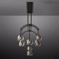 Hemisphera Modern Glass Linear Chandelier 54''-Meet Lighting