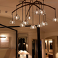 Hemisphera Modern Glass Linear Chandelier 72''-Meet Lighting