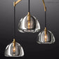 Hemisphera Modern Glass Linear Chandelier 54''-Meet Lighting