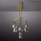 Hemisphera Modern Glass Linear Chandelier 54''-Meet Lighting