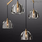 Hemisphera Modern Glass Linear Chandelier 72''-Meet Lighting