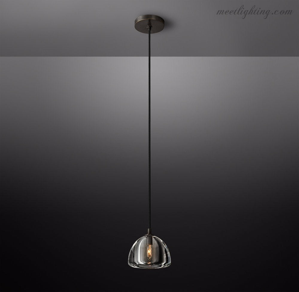 Hemisphera Modern Glass Pendant Light-Meet Lighting
