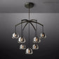 Hemisphera Modern Glass Round Chandelier 36''-Meet Lighting